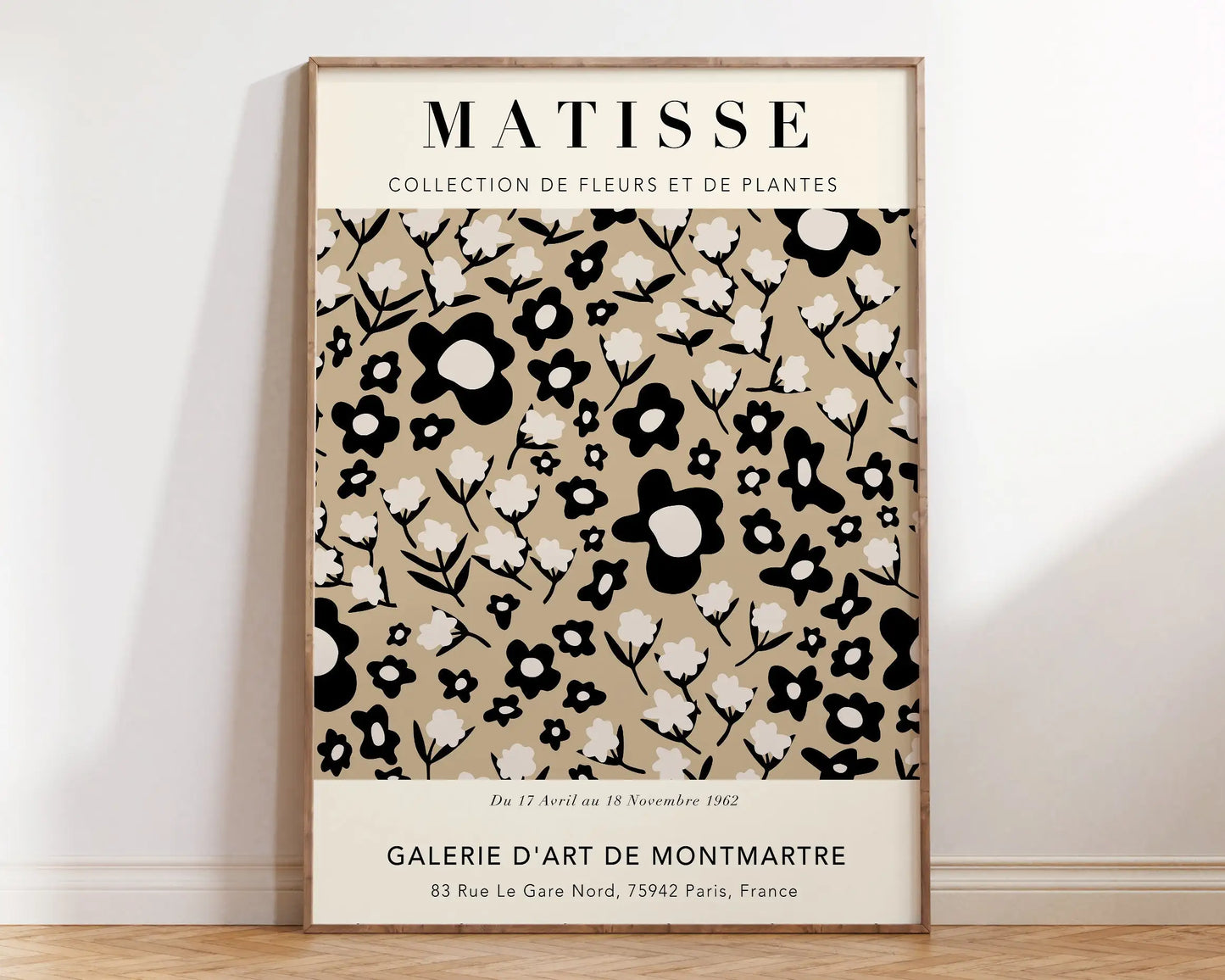 Abstract Flowers Matisse Poster and Prints Flower Market Matisse Floral Canvas Matisse Botanical Cut Outs Exhibition Painting Peaceful Pleasures Health and Wellness
