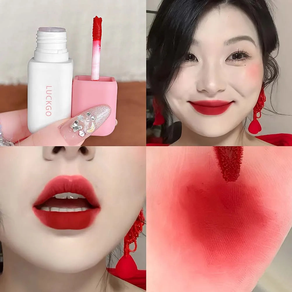 9-Color Matte Velvet Lip Tint | Korean Moisturizing Lip Glaze