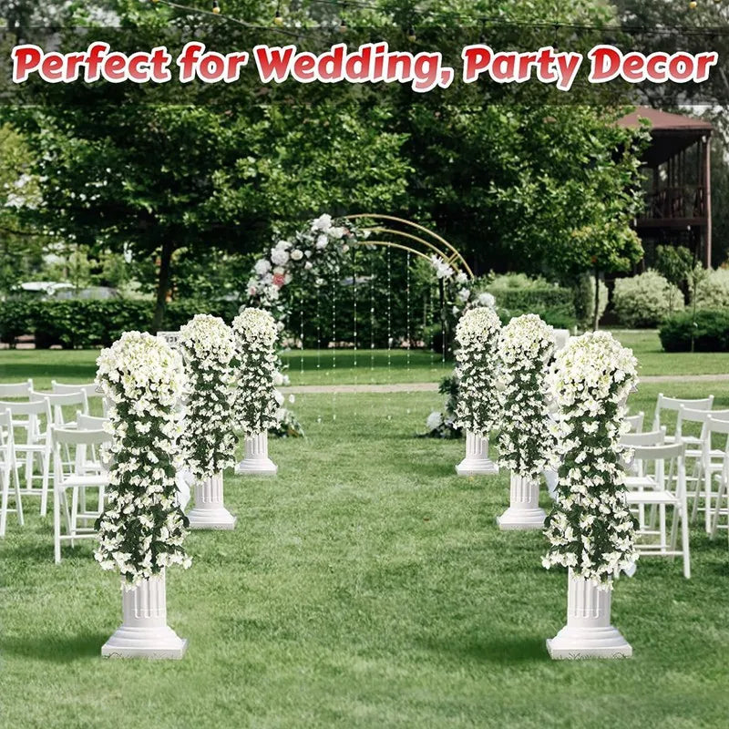 Artificial Silk Rose Vine Garland | Wedding, Garden & Home Decor