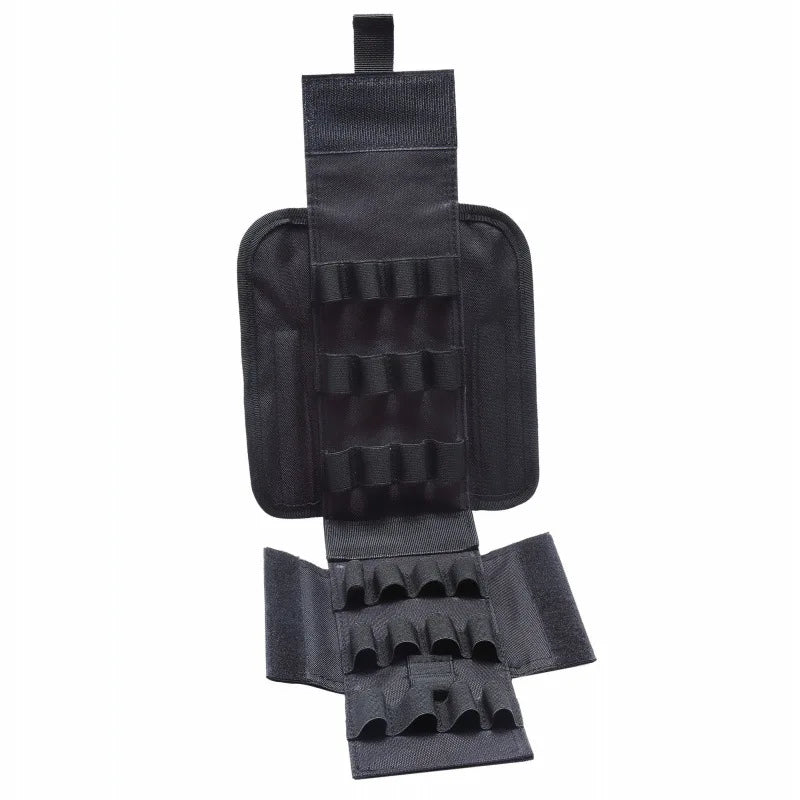 Hunting 25 Round Shell Pouch 12 Gauge 12GA Shotgun Reload Molle Holder Outdoor Hunting Magazine Pouches CS Field Bullet Bags Peaceful Pleasures Health and Wellness