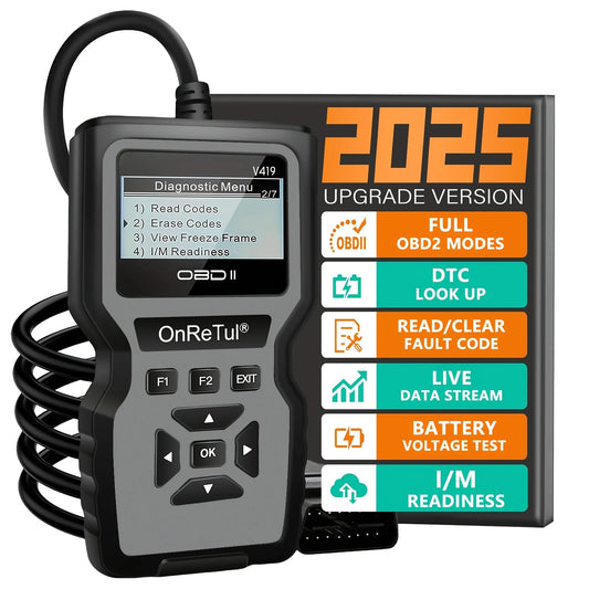 OBD2 Diagnostic Scan Tool – Read & Clear Engine Fault Codes Peaceful Pleasures Health and Wellness Grey