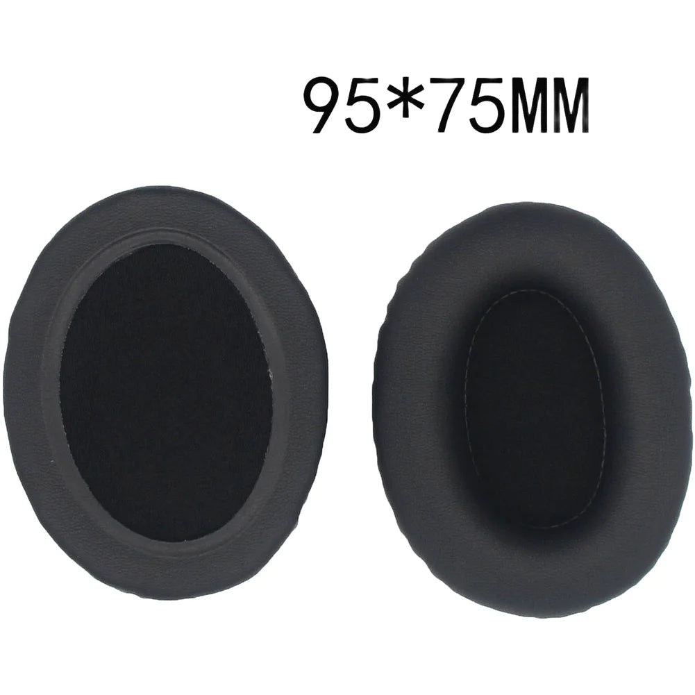 Oval Ear Cushions 95x75mm Over Headphones Replacement Compatible