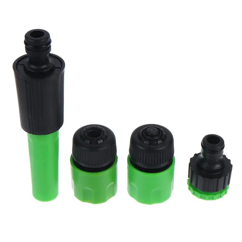 4-Piece Adjustable Garden Hose Spray Nozzle Set | Multi-Use