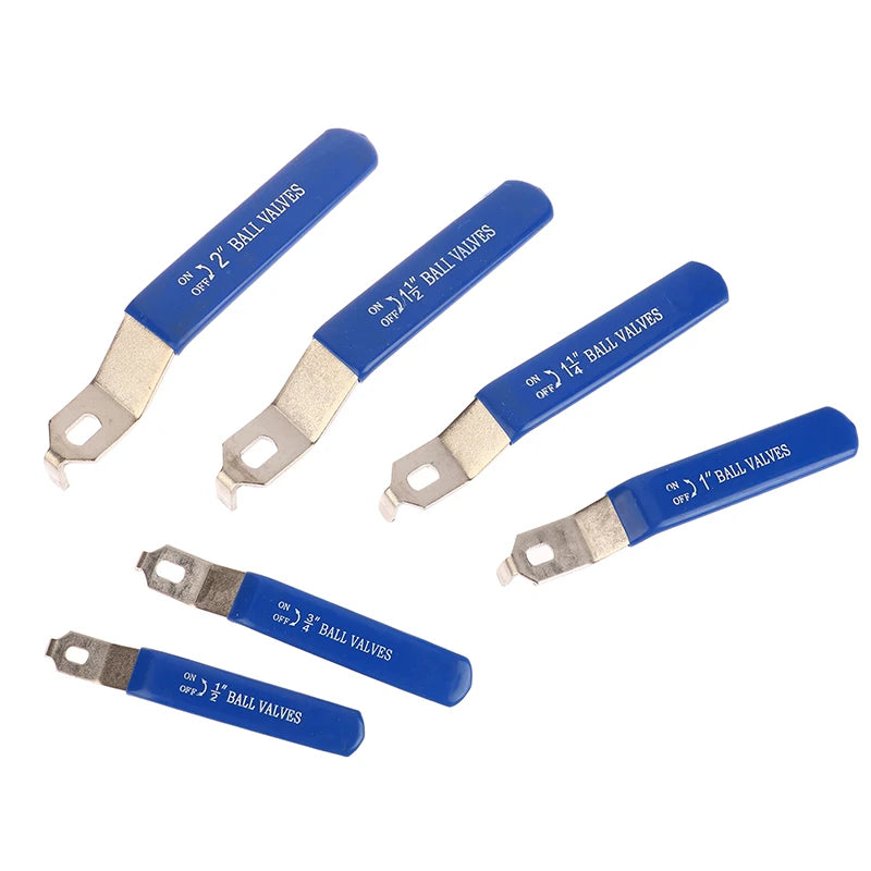 12cm-18.4cm Blue Handle Stainless Steel Ball Valve Handle Accessories Water Pipe Valve Switch Handle Wrench Water Pipe Wrench Peaceful Pleasures Health and Wellness