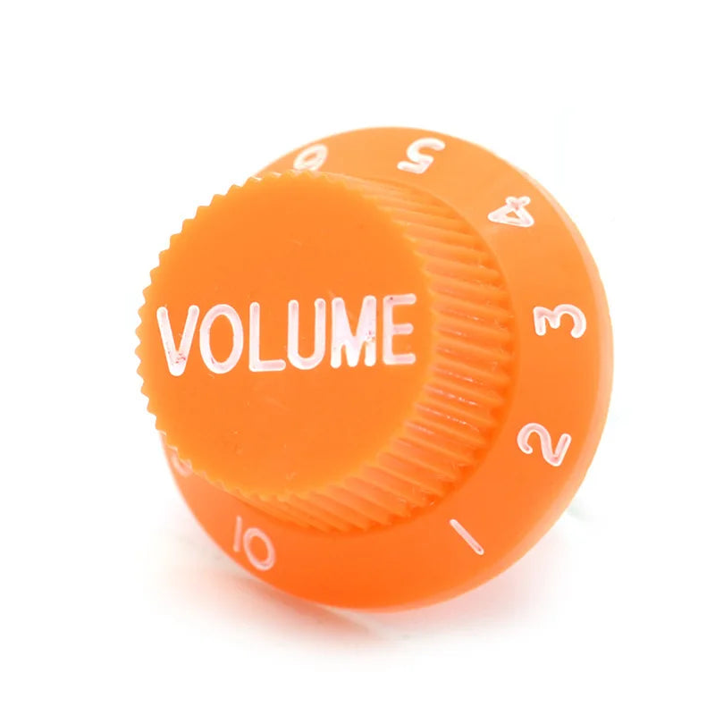 Black Plastic Volume Tone Control Knob Electric Guitar Pickup