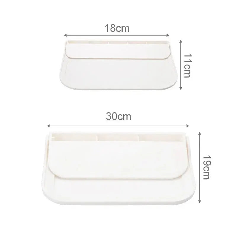 Folding Wall Mounted Shelf – Punch-Free Storage Rack & Holder