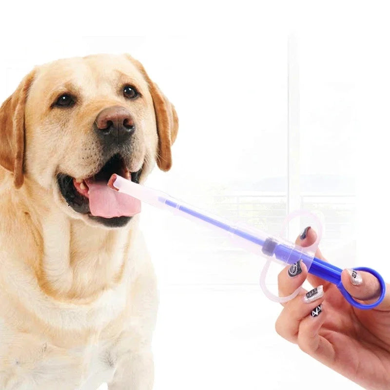 Pet Pill Dispenser & Syringe Feeder Kit for Dogs & Cats Pet Medicine Feeder Peaceful Pleasures Health and Wellness