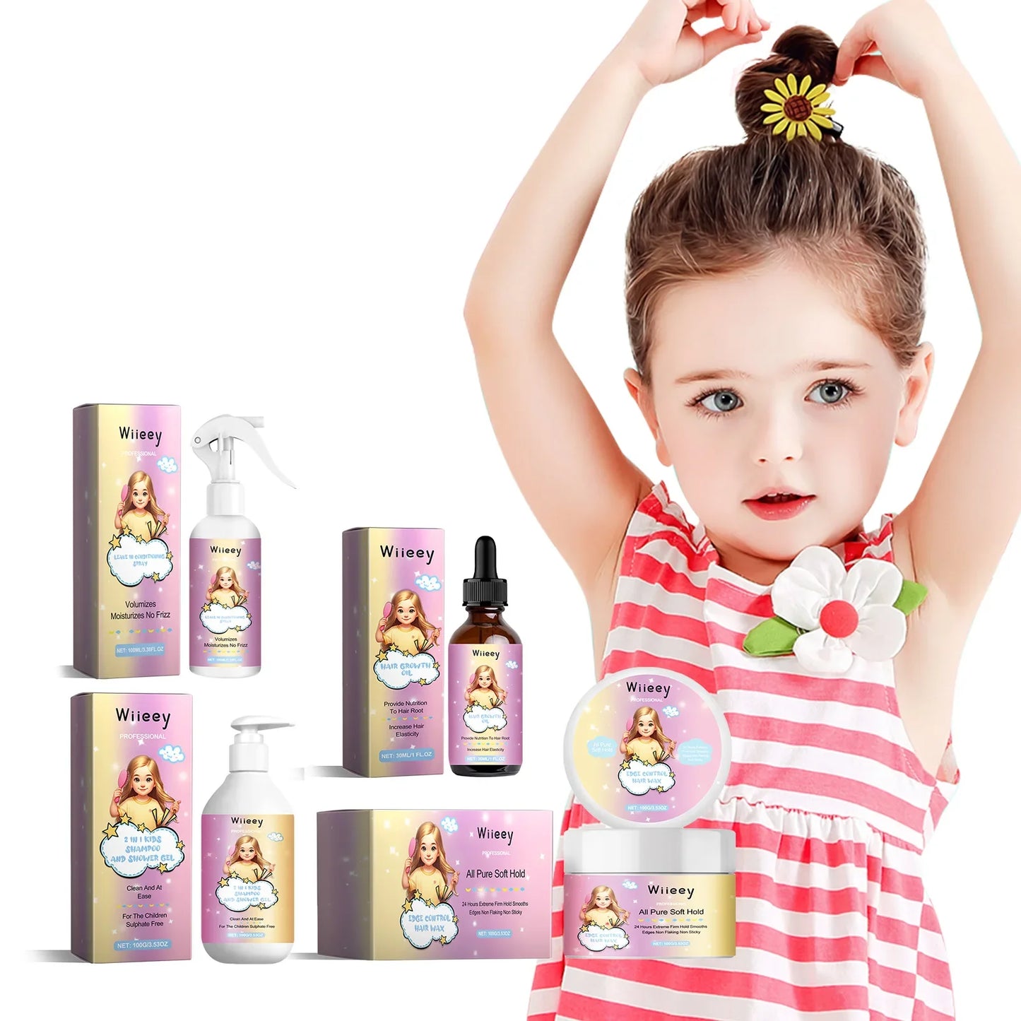 Wiieey Hair Edge Control Spray & Finishing Cream – Frizz Fix