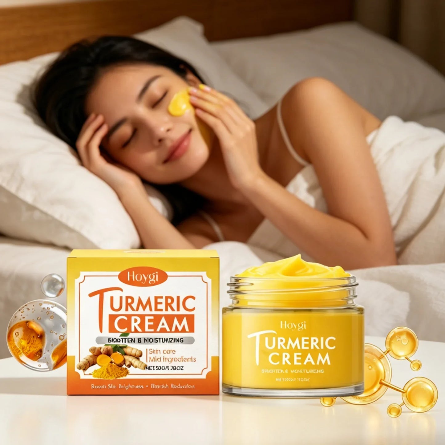 Hoygi Turmeric Face Moisturizer – Brightening Cream 50g