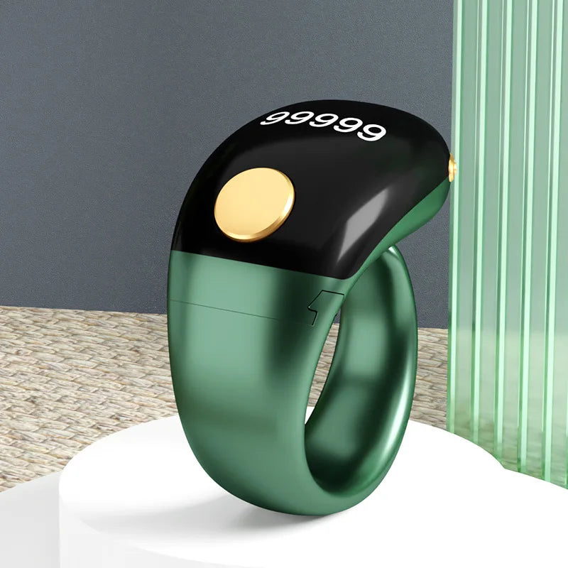 Rechargeable Battery Smart Ring Multifunctional Electronic Counter Peaceful Pleasures Health and Wellness