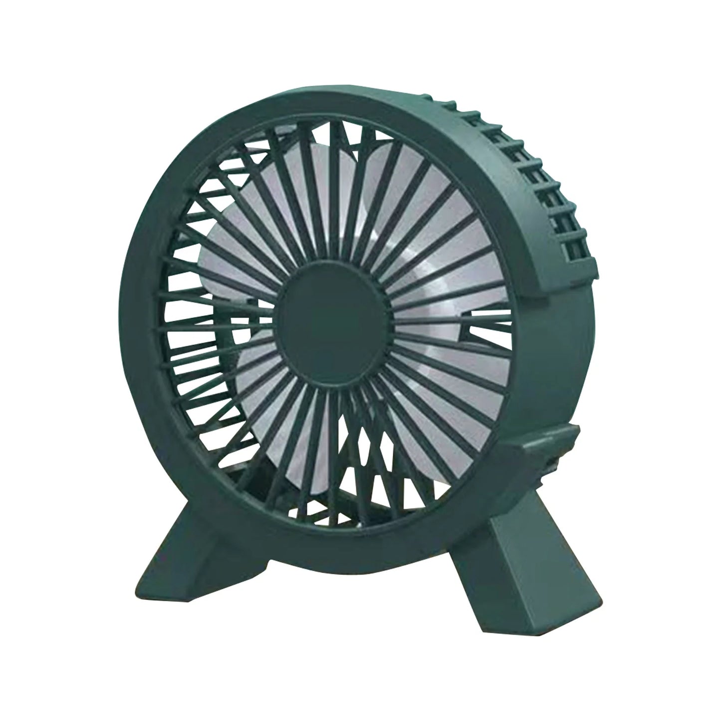 Cooling Table Desk Fan Rechargeable Air Cooler for Traveling Outdoor Office Peaceful Pleasures Health and Wellness Navy
