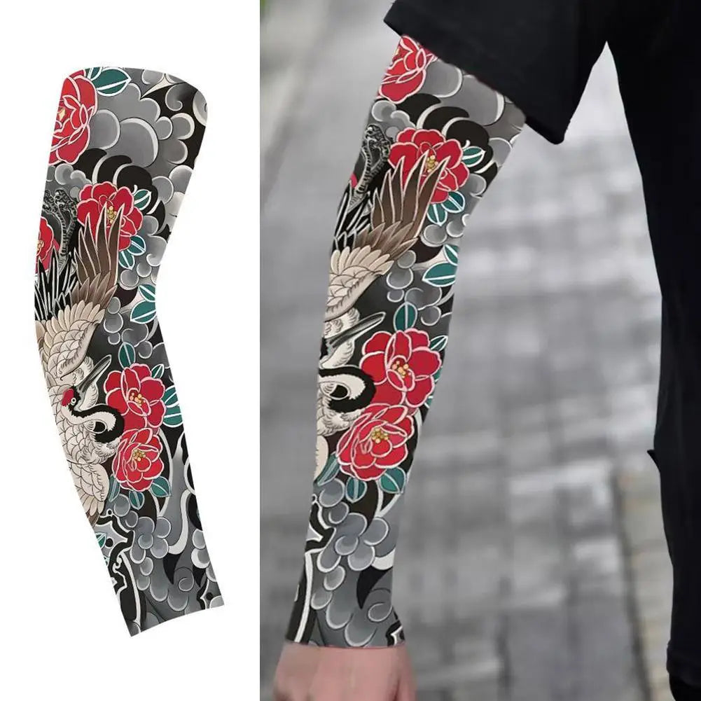 Ice Silk Tattoo Sleeves for Outdoor Activities Peaceful Pleasures Health and Wellness