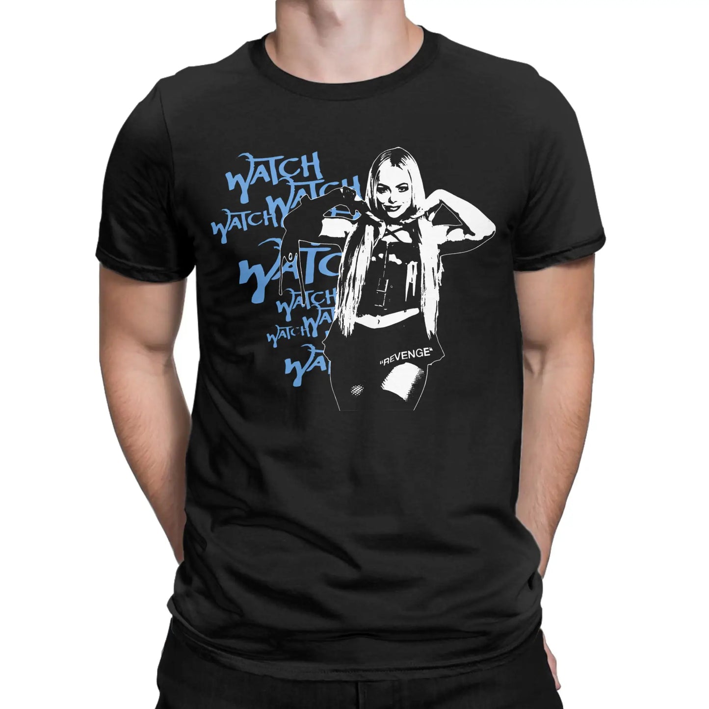 Liv Morgan T Shirt Men 100% Cotton Funny T-Shirts O Neck REVENGE Tee Shirt Short Sleeve Clothes Plus Size Peaceful Pleasures Health and Wellness 4 L