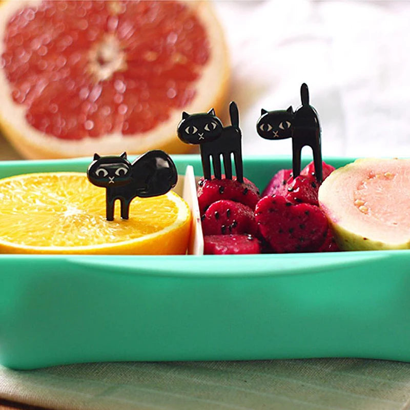 Kids Animal Cartoon Food Picks – Fun Fruit & Snack Forks