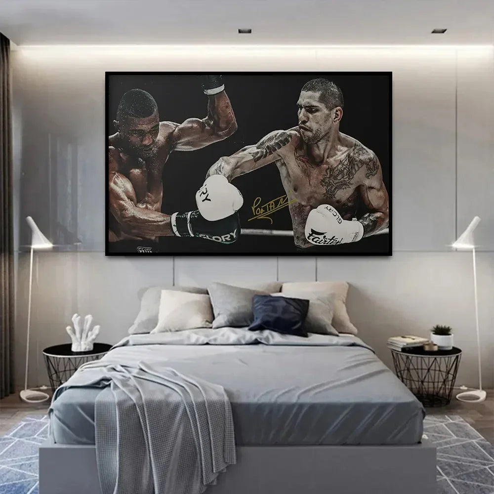Boxing Canvas Wall Art – McGregor, Pettis & Benavidez Print Canvas Wall Art Peaceful Pleasures Health and Wellness