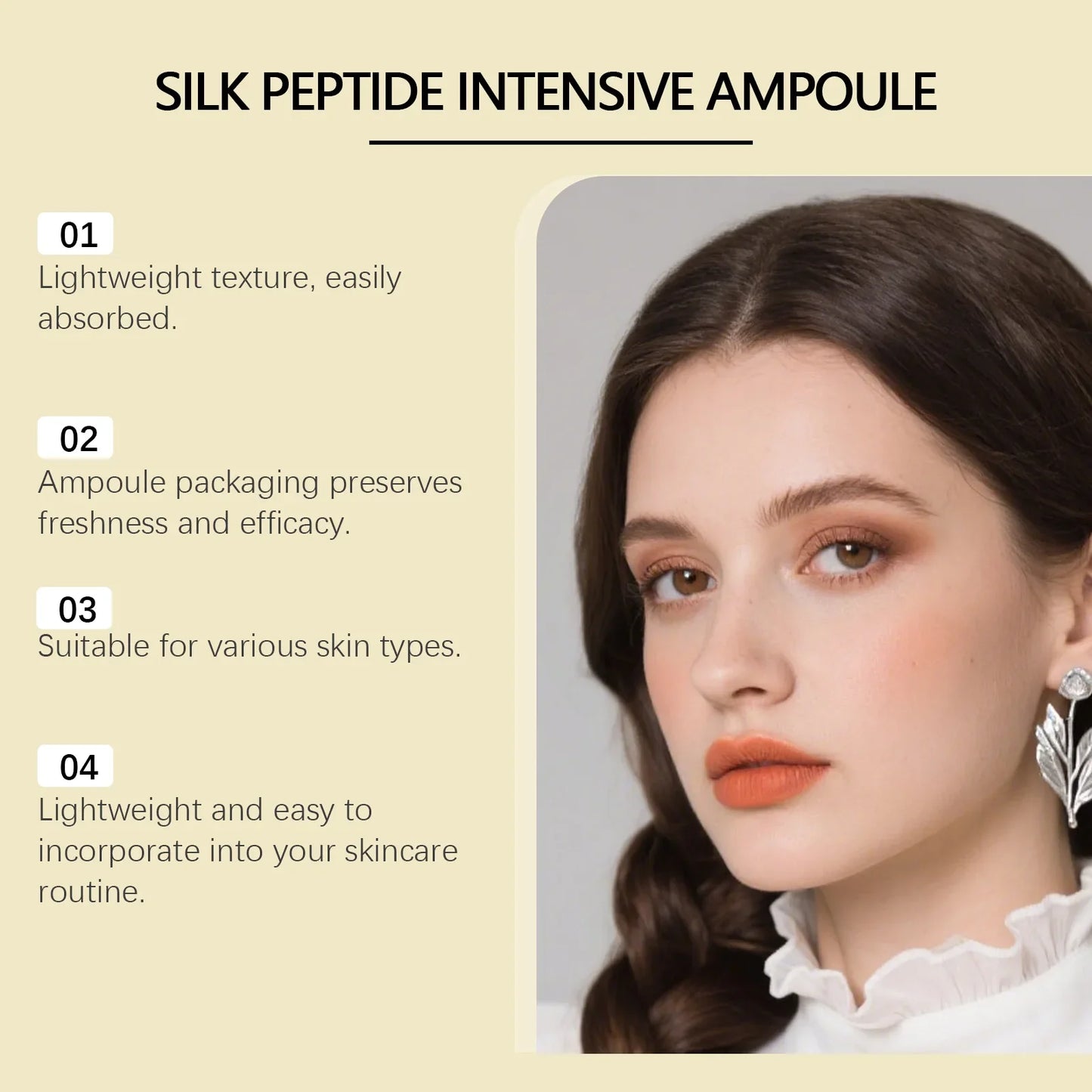 50ml Silk Peptide Collagen Face Serum – Lifting & Firming