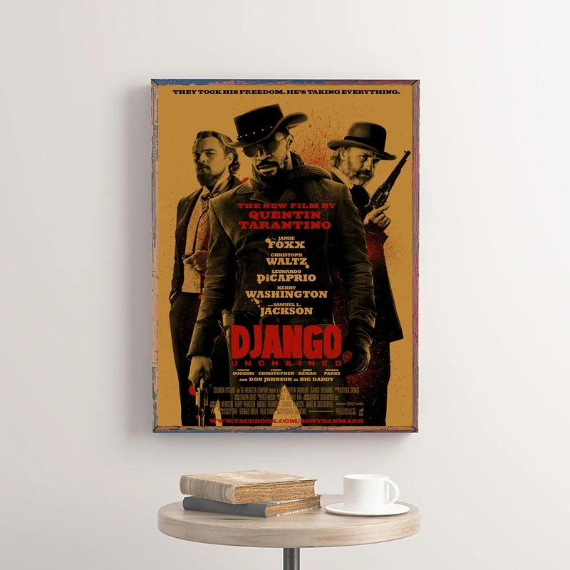 Retro Leon Movie Canvas Wall Art | Vintage Film Poster Print