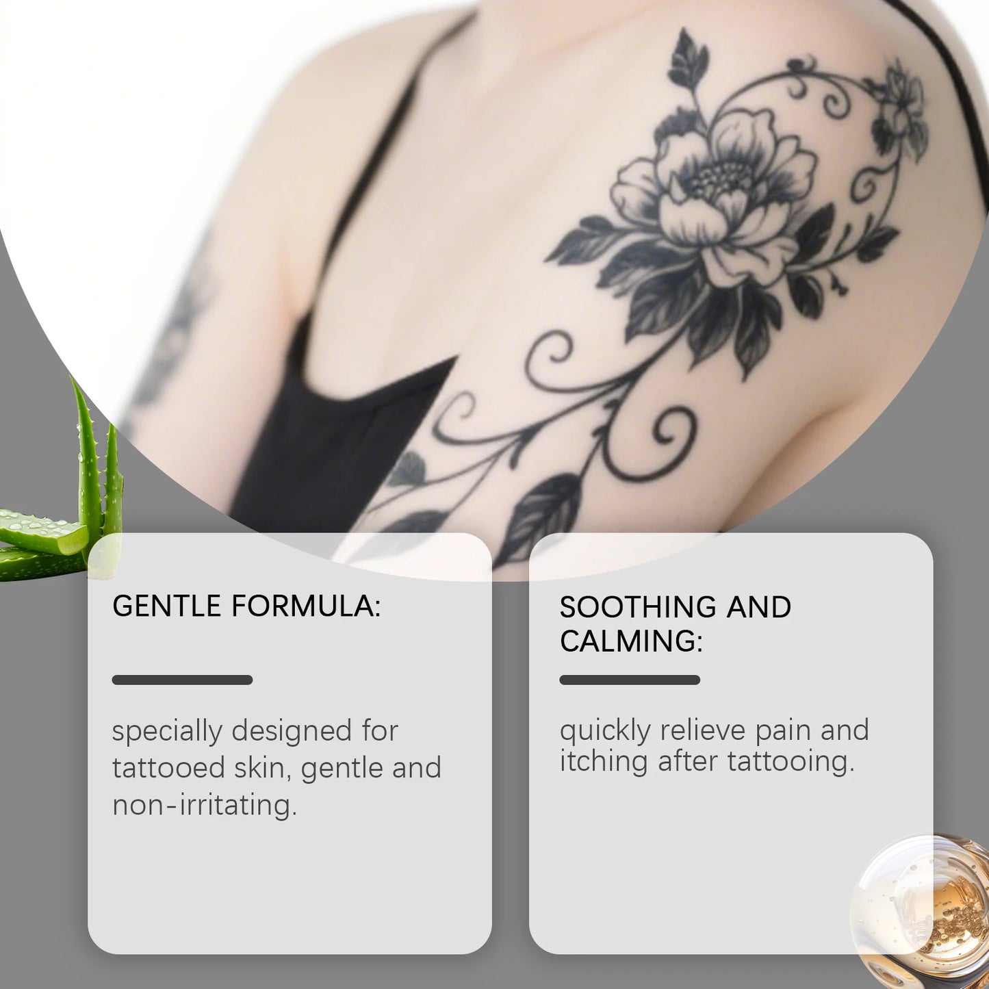 Tattoo Care Gel – Gentle Cleansing, Moisturizing & Color Care