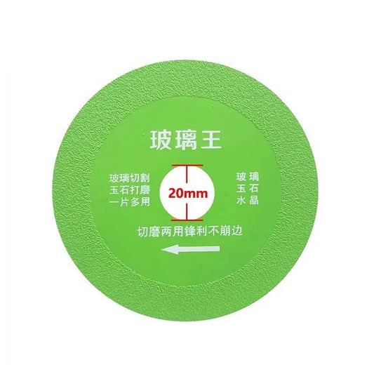 Diamond Ultra Thin Green Brazing Blade Cutting Blade Ceramic Jade Glass Tile Wine Bottle Grinding Cutting Saw Blade Tool Peaceful Pleasures Health and Wellness Red