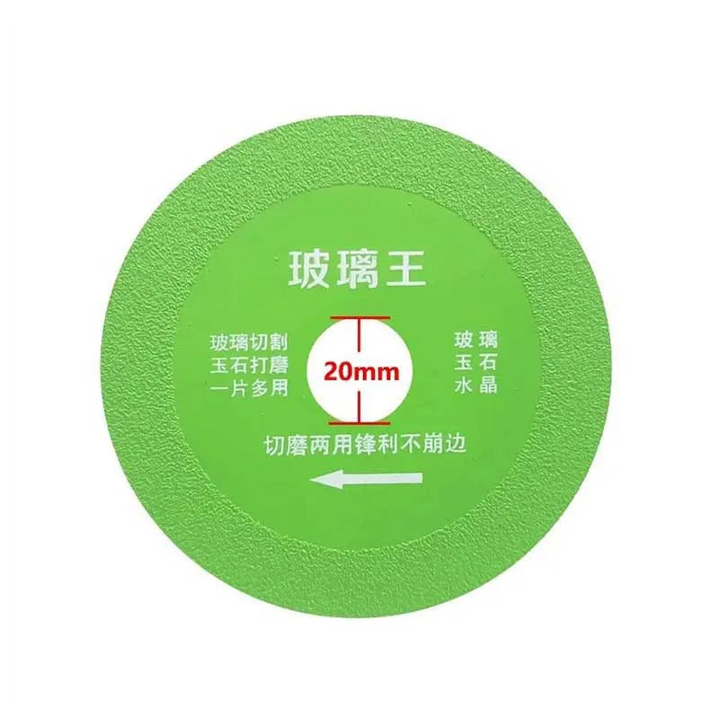 Diamond Ultra Thin Green Brazing Blade Cutting Blade Ceramic Jade Glass Tile Wine Bottle Grinding Cutting Saw Blade Tool Peaceful Pleasures Health and Wellness Red