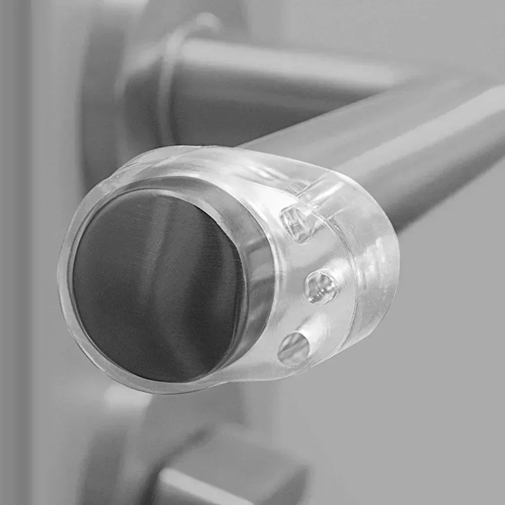 Silicone Door Stop Wall Protector – Clear Buffer 4-Pack