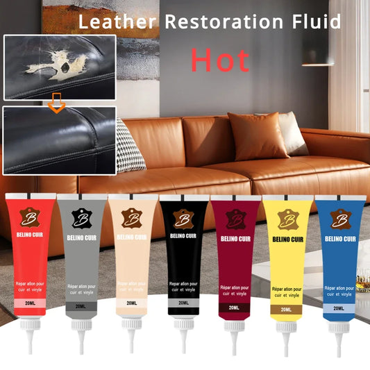 Polish Liquid Leather Repair Kit Restorer Original Lattafa Gel Scratch Refresher Paint. Skin Tool Removal 20ml Cream Car Cologne Peaceful Pleasures Health and Wellness Black 20ml