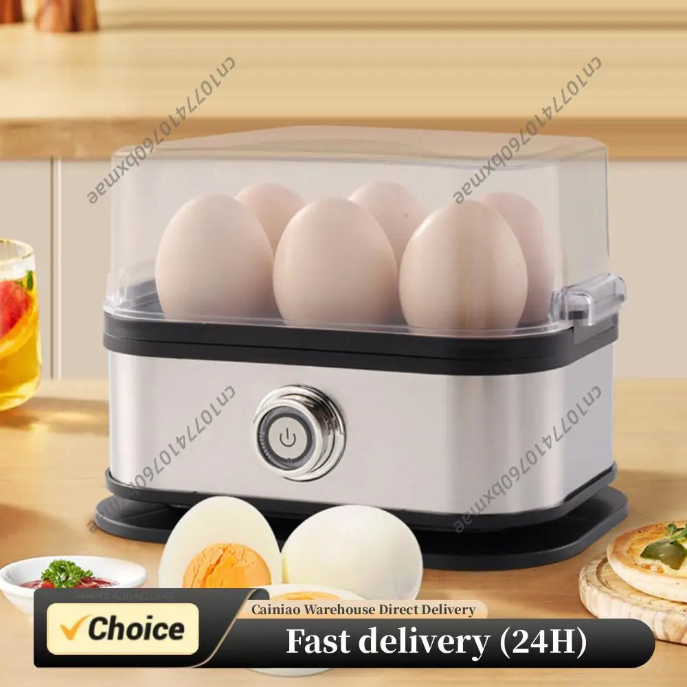 Electric Egg Cooker with Auto Shut-Off Egg Boiler 6-Egg Capacity Egg Steamer for Hard Boiled Eggs Peaceful Pleasures Health and Wellness