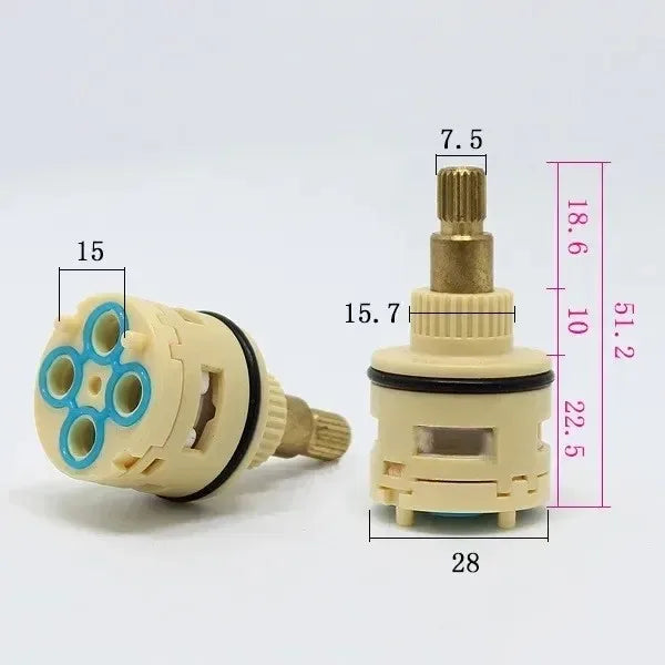 Ceramic Faucet Cartridge Replacement 26–37mm Water Mixer Valve