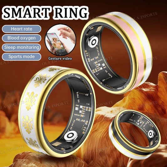 Bluetooth Smart Ring – Heart Rate, SpO₂ & Sleep Tracker Bluetooth Smart Ring Peaceful Pleasures Health and Wellness