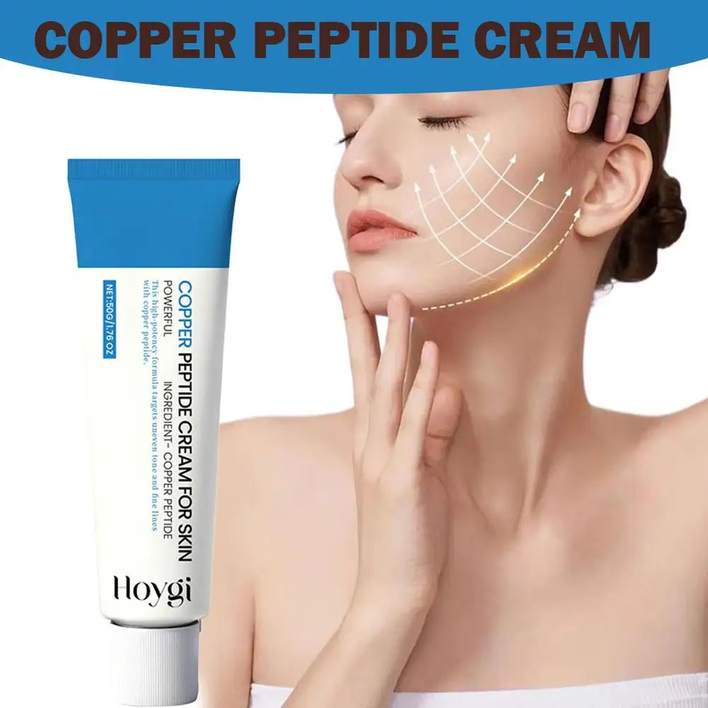Copper Peptide Face Cream 50g – Anti-Wrinkle Firming Moisturizer for Fine Lines Peaceful Pleasures Health and Wellness
