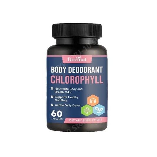 Gentle Chlorophyll Capsules – Freshness & Digestive Support Chlorophyll Supplement Peaceful Pleasures Health and Wellness 1bottle 60pcs