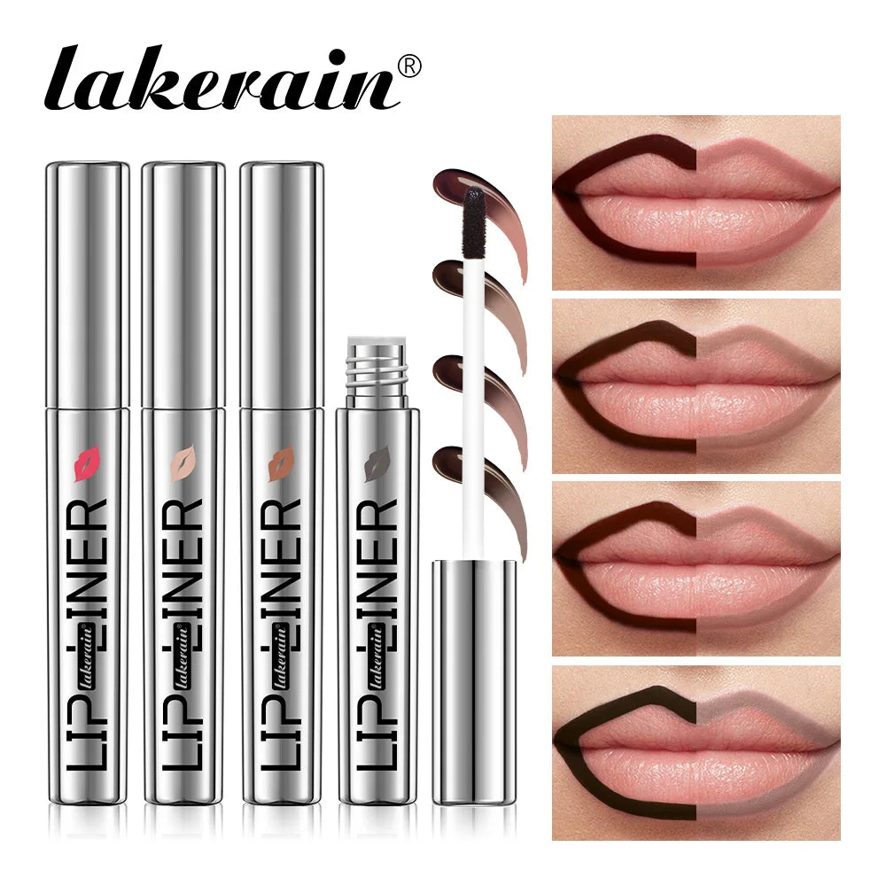 4colors Peel Off Lip Liner Waterproof Long Lasting Lipliner Pencil Moisturising Lips Gloss Tattoo Lipgloss Lipsticks Cosmetics Peaceful Pleasures Health and Wellness