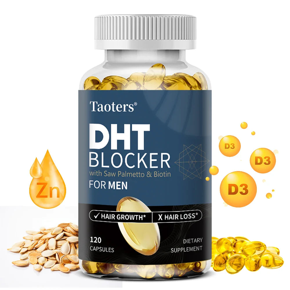 DHT Blocker Hair Growth Supplement – Saw Palmetto & Biotin