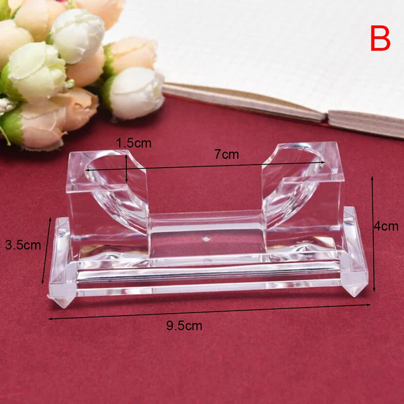 Acrylic Crystal Ball Display Stand | Clear Sphere Holder Base Display Stand Peaceful Pleasures Health and Wellness 1pcs 2