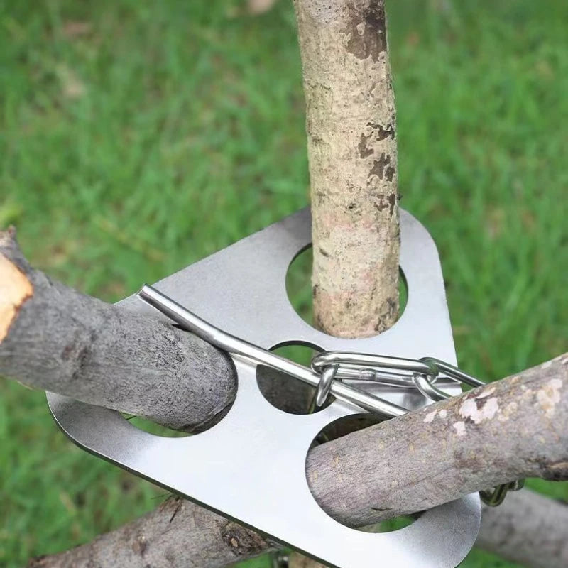 Adjustable Campfire Cooking Tripod | Stainless Steel BBQ Stand Campfire Cooking Tripod Peaceful Pleasures Health and Wellness