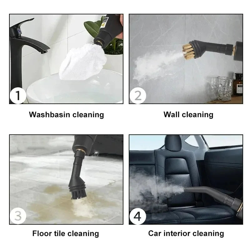 High Temperature Steam Cleaner for Kitchen Hood And Car Sterilization 220V EU Plug Air Conditioning Home Steaming Cleaner Peaceful Pleasures Health and Wellness
