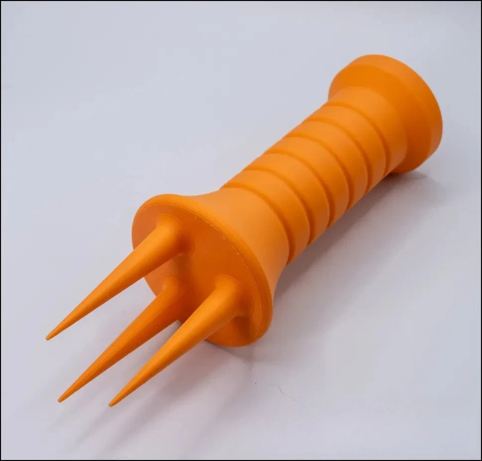 Ergonomic 3D Printed Soil Aerator Manual Hand Tiller & Cultivator