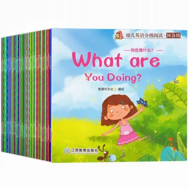 60 Books Children's English Early Learning Picture Book Graded
