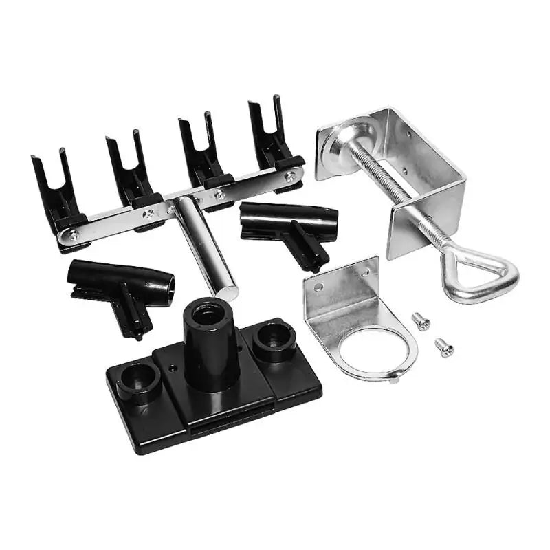6-Clamp Airbrush Holder Gravity Stand Kit | Table Bench Station