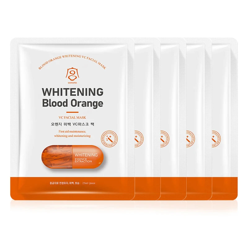 GONGPEI Whitening Sheet Mask 5pcs | Nicotinamide Anti-Aging