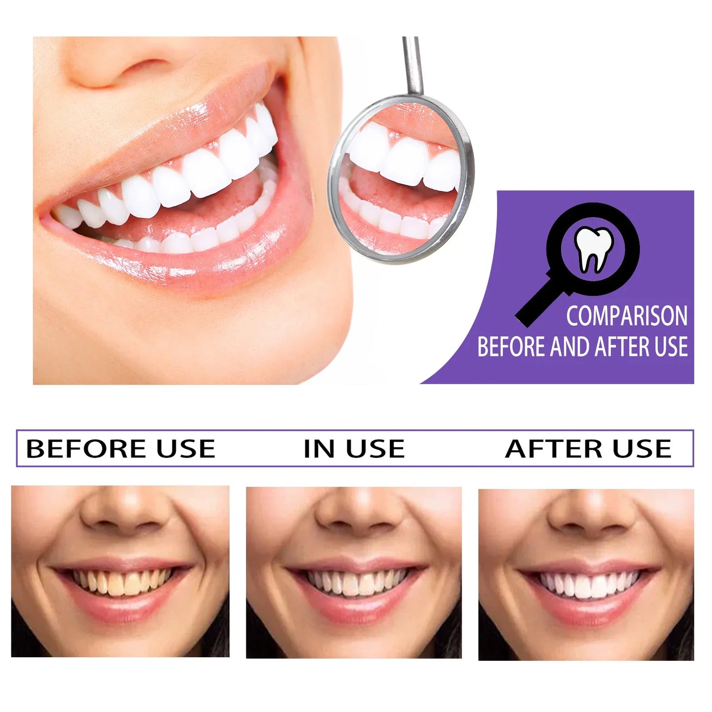 Teeth Whitening Toothpaste Remove Plaque Stains Cleaning Oral Hygiene Dental Bleach Corrector Tools Fresh Breath Beauty Care Peaceful Pleasures Health and Wellness