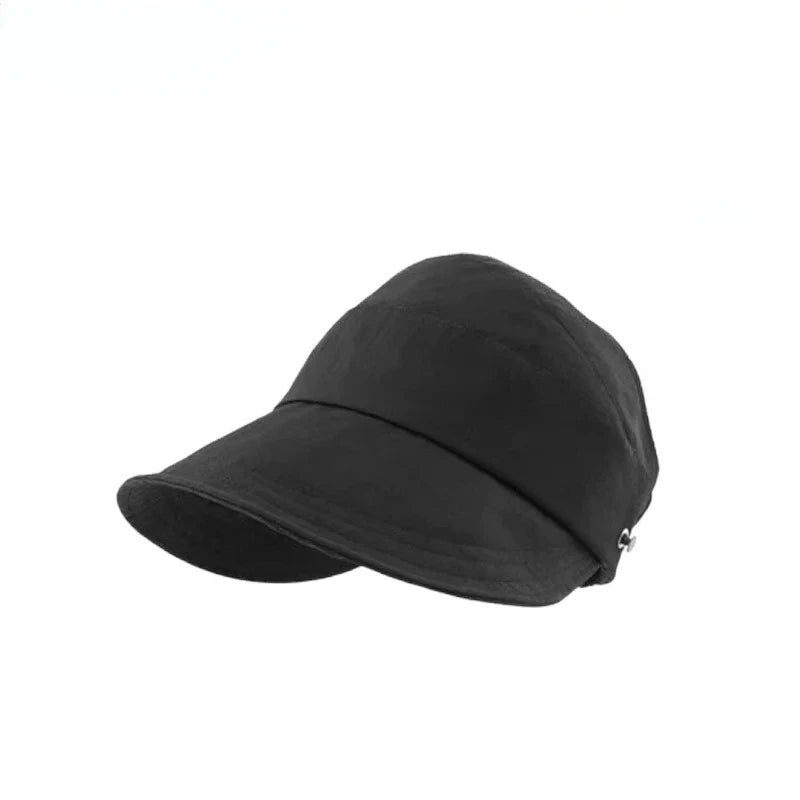 Women's Wide Brim UV Sun Visor Hat – Beach & Travel Cap