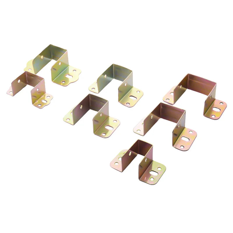 U-Shaped Metal Bed Frame Bracket Rail Hook Connector – 2 Pack