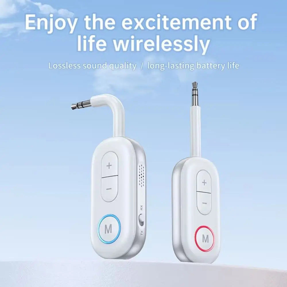 2 in 1 Bluetooth 5.4 Receiver Transmitter Mini Wireless Bluetooth Wireless Adapter Bluetooth-compatible Jack Peaceful Pleasures Health and Wellness