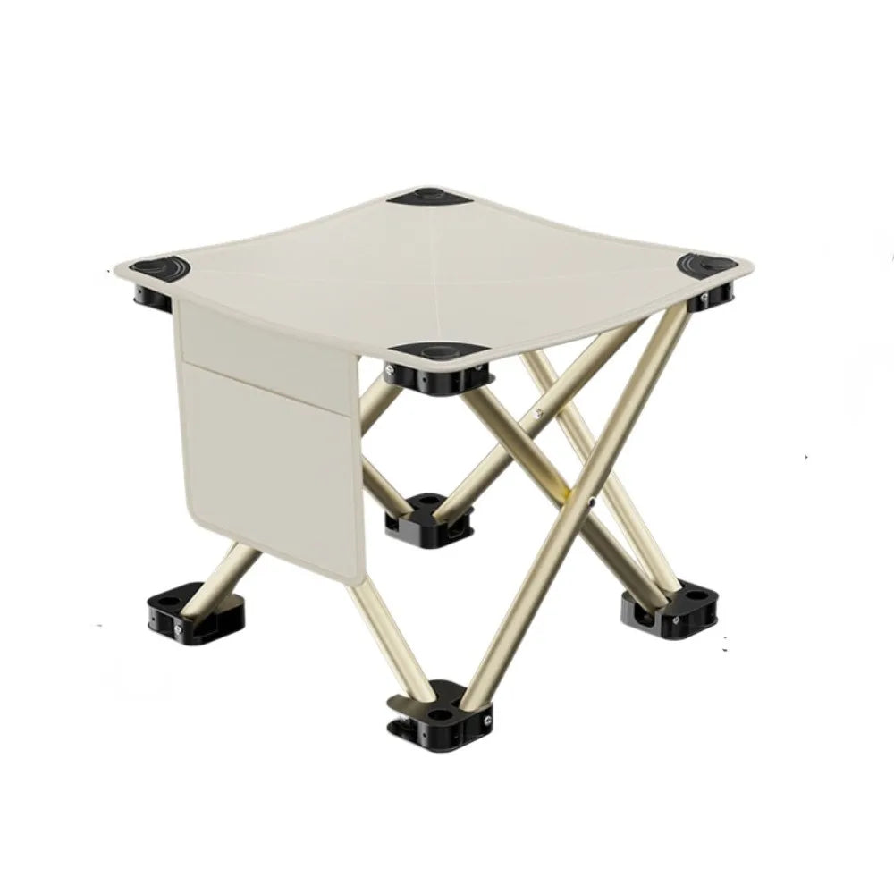 Large Folding Camping Stool – Portable, Ultralight & Side Pocket