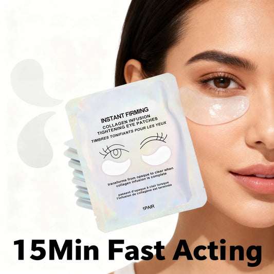 Collagen Hydrogel Under Eye Patches – Dark Circles & Wrinkles Hydrogel Eye Patches Peaceful Pleasures Health and Wellness