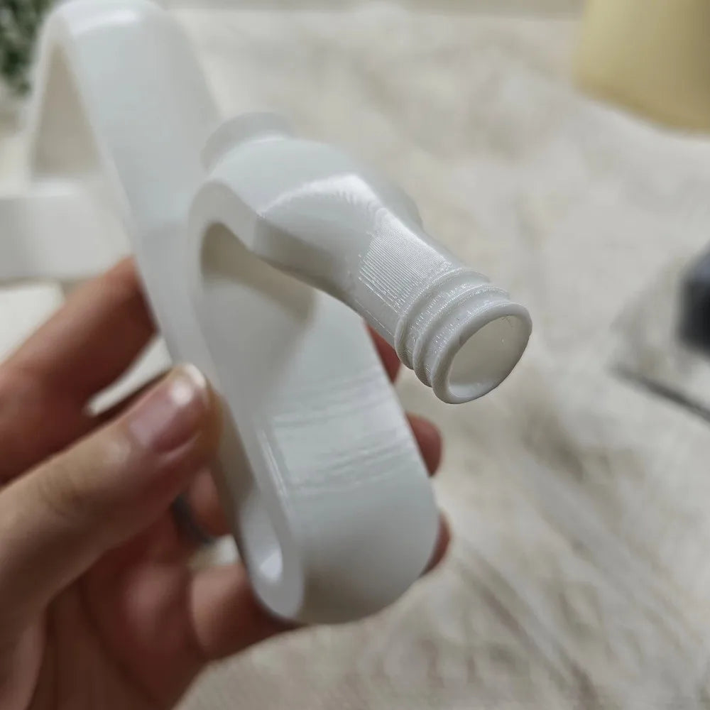 Self-priming Design Rainwater Transfer Pipe Siphon Mechanism PP Overflow Pipe Easy Installation Self-priming Siphon Hose Peaceful Pleasures Health and Wellness