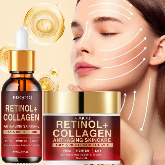Retinol Collagen Firming Day & Night Serum – Anti-Aging Essence Anti-Aging Face Serum Oasis Select