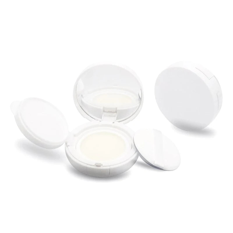 15g/0.5oz Empty Air Cushion Puff Box Portable Cosmetic Makeup Case Container With Powder Sponge Mirror For BB Cream Foundation Peaceful Pleasures Health and Wellness