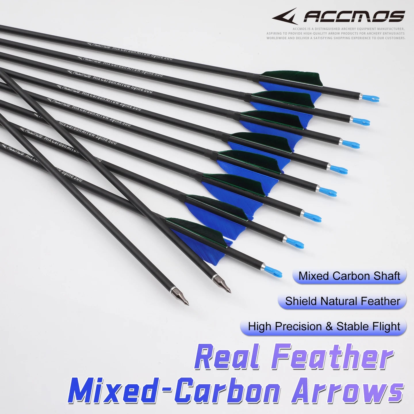 6 12 ID6 Carbon Arrow Spine500 Archery Recurve Compound Bow Shooting